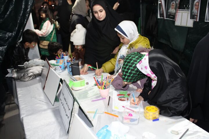 تصاویر/ برپایی موکب دانش‌آموزی شهرستان ماکو با محوریت «مدرسه  در میدان»