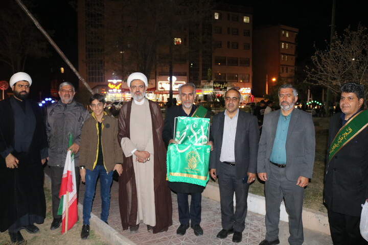 تصاویر/ تجمع مردم مهدی‌شهر با حضور کاروان سفیران کریمه اهل بیت (ع)
