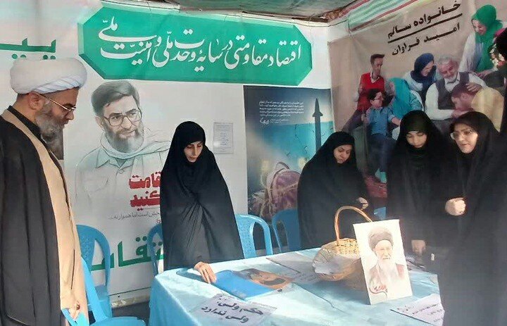 تصاویر/ فعالیت‌های موکب «ایران قوی» در شهرستان بیجار