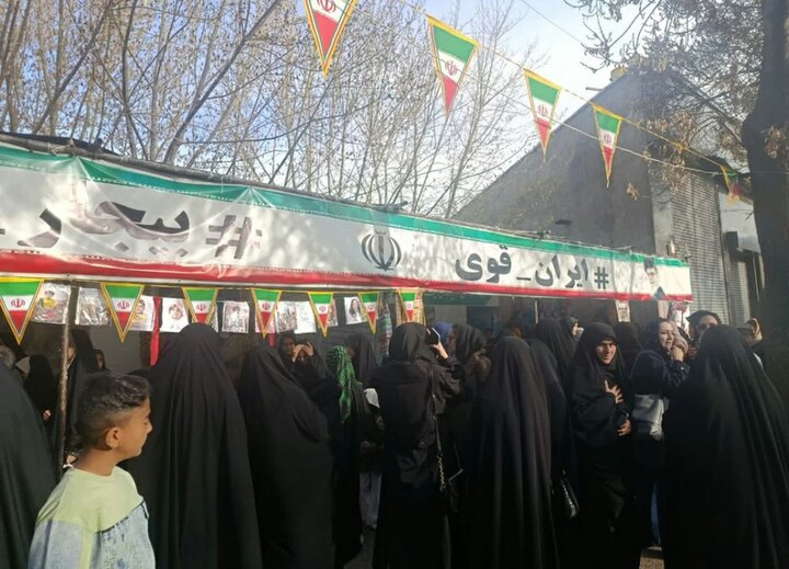 تصاویر/ فعالیت‌های موکب «ایران قوی» در شهرستان بیجار