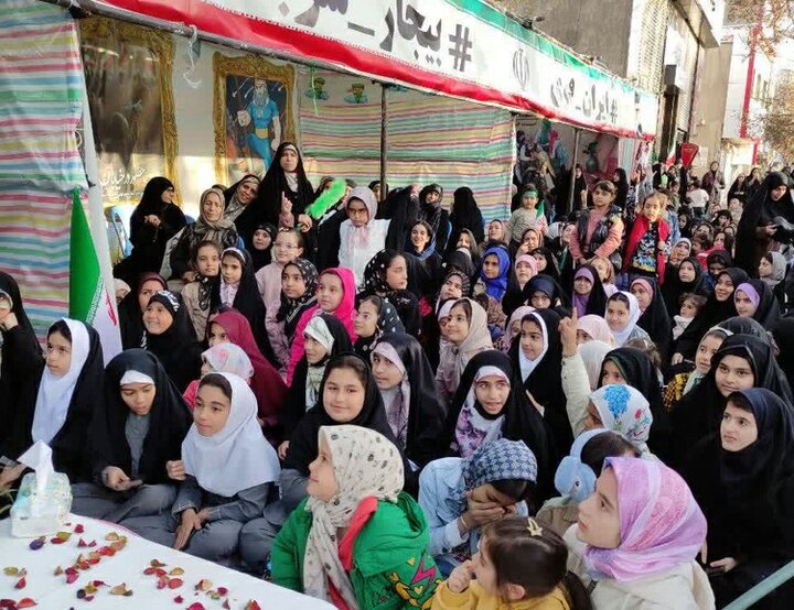 تصاویر/ فعالیت‌های موکب «ایران قوی» در شهرستان بیجار
