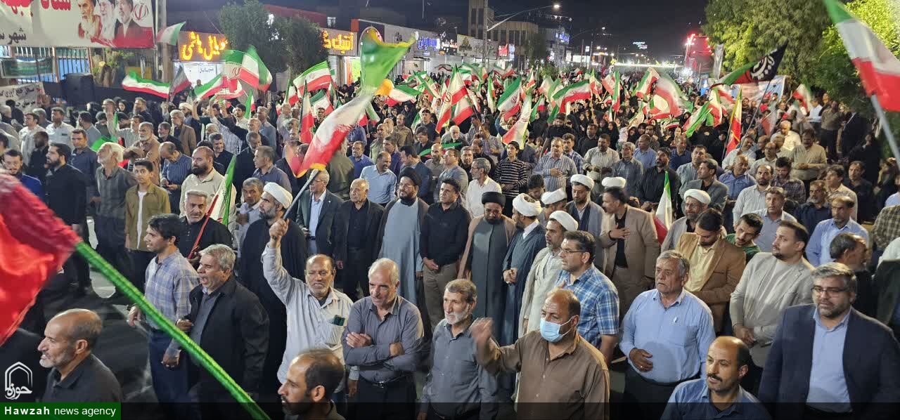 تصاویر/ حضور جیرفتی ها در شب پنجاه و یکم از جنگ رمضان