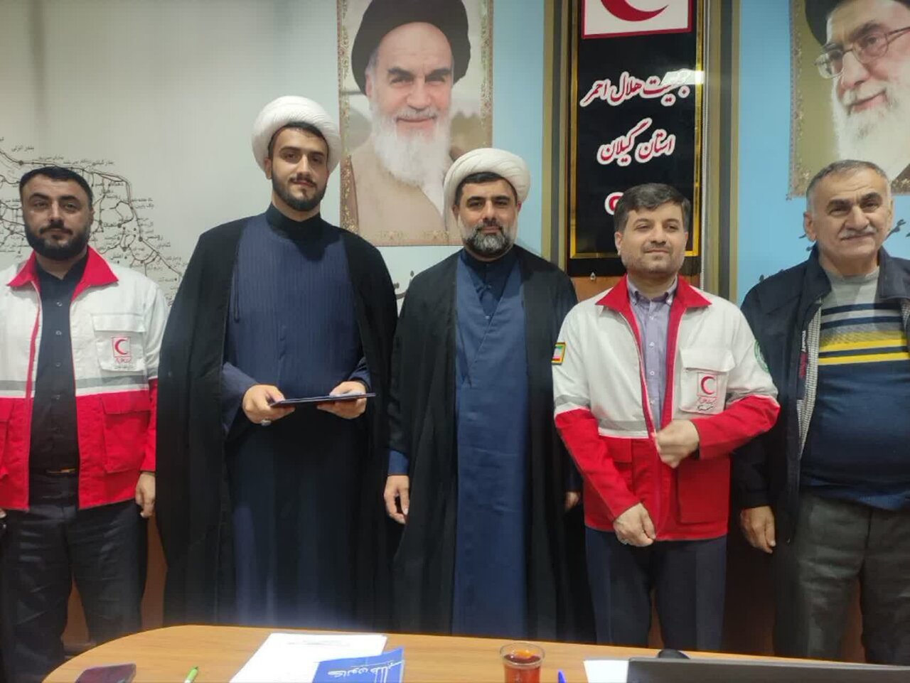 انتصاب دبیر کانون طلاب و روحانیون هلال‌ احمر گیلان