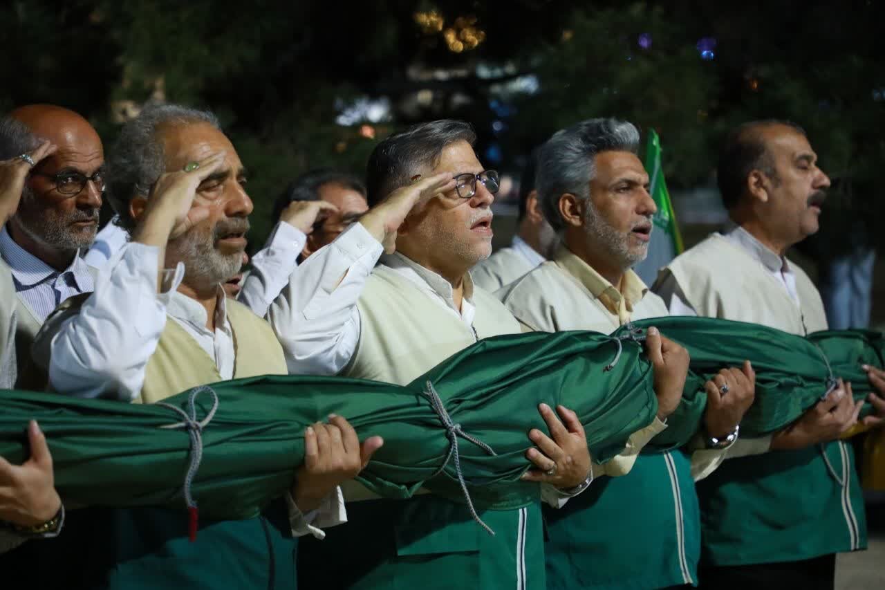 ویژه برنامه «بیرق رضوی» در کاشان برگزارشد+تصاویر