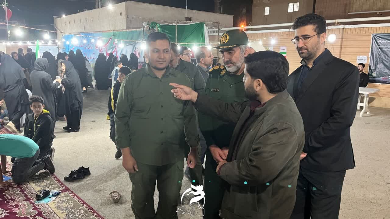قدردانی فرماندهان بسیج از الگوی تلفیقی جهاد آموزشی و فرهنگی در موک شهدای فرهنگی آران و بیدگل+تصاویر