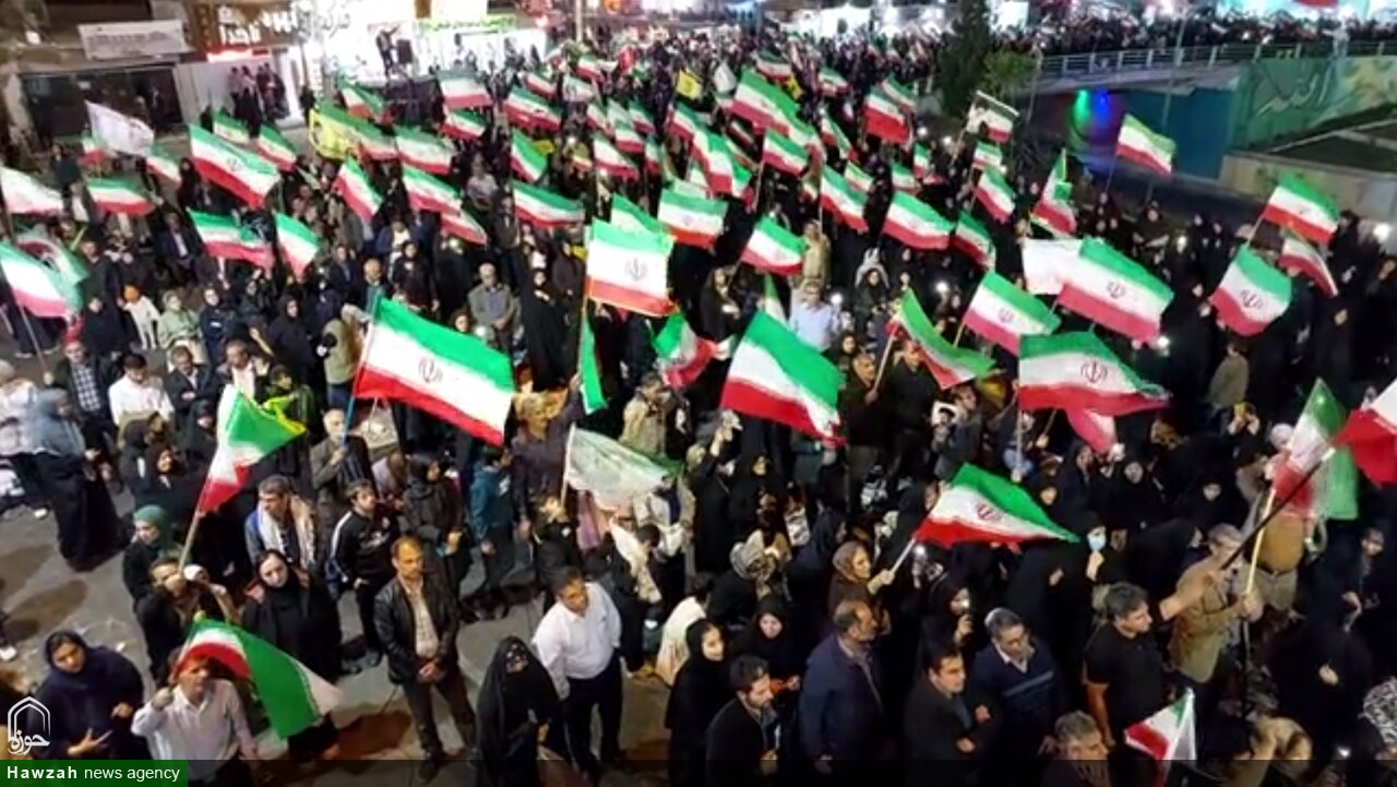 فیلم| حضور رفسنجانی ها در شب پنجاه و دوم از جنگ رمضان