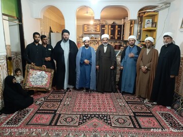 تصاویر/ تفقد از خانواده شهید روحانی حجت‌الاسلام حسین عبداللهی در دلگان