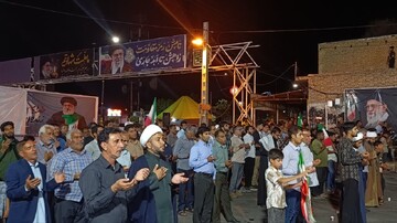 تصاویر/ حضور مردم رودبار جنوب در شب پنجاه و سوم از جنگ رمضان