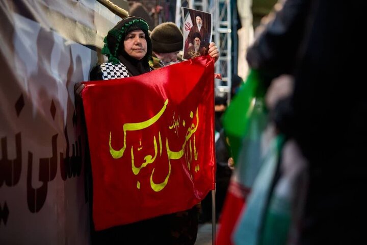 تصاویر/ اجتماع پرشور حمایت از وطن در تجریش