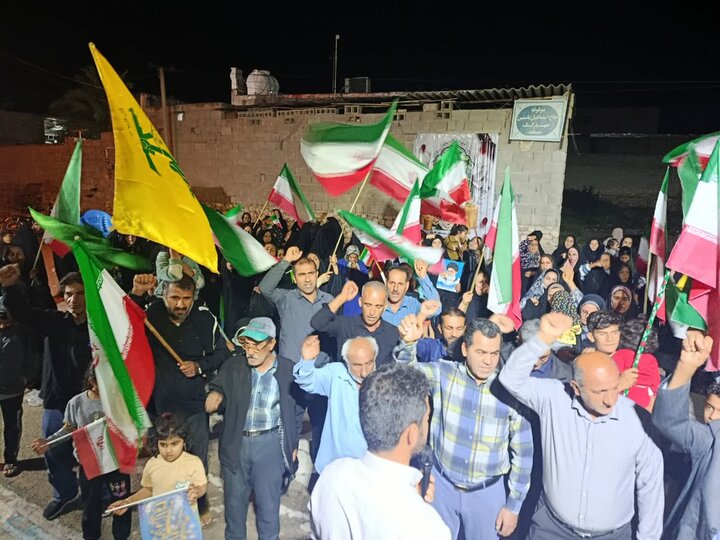 تصاویر/ مردم روستای چاه پیر پای کار نظام اسلامی