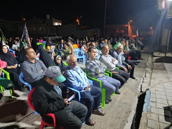 تصاویر/ مردم روستای چاه پیر پای کار نظام اسلامی