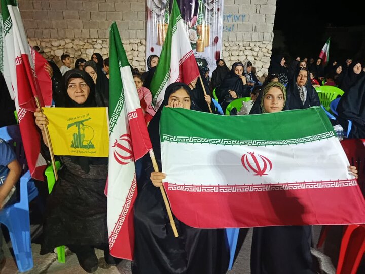 تصاویر/ مردم روستای چاه پیر پای کار نظام اسلامی