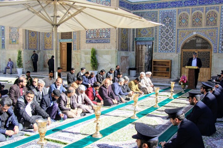 آیین خطبه خوانی حرم مطهر