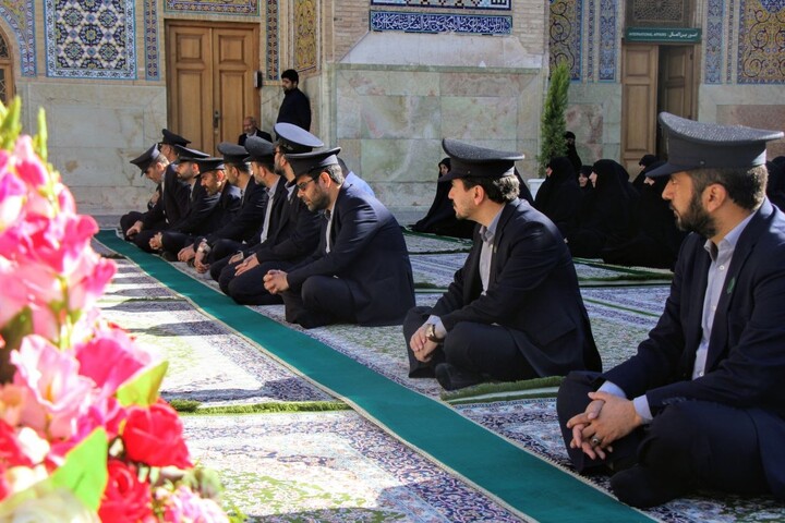 آیین خطبه خوانی حرم مطهر