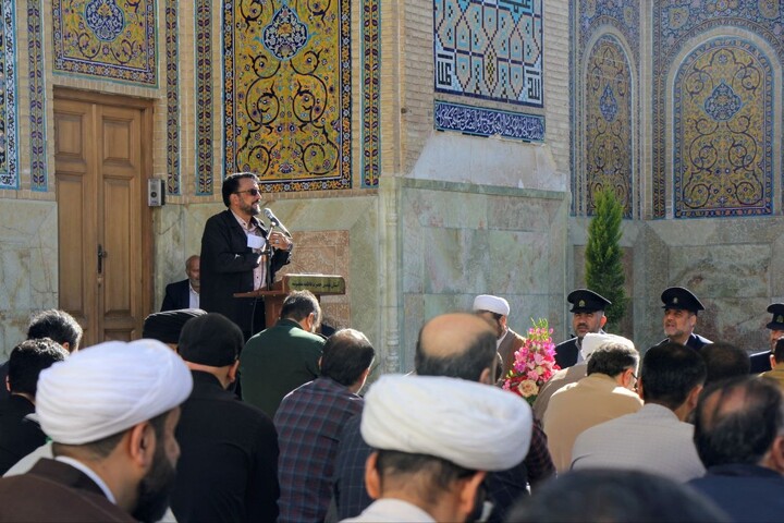 آیین خطبه خوانی حرم مطهر