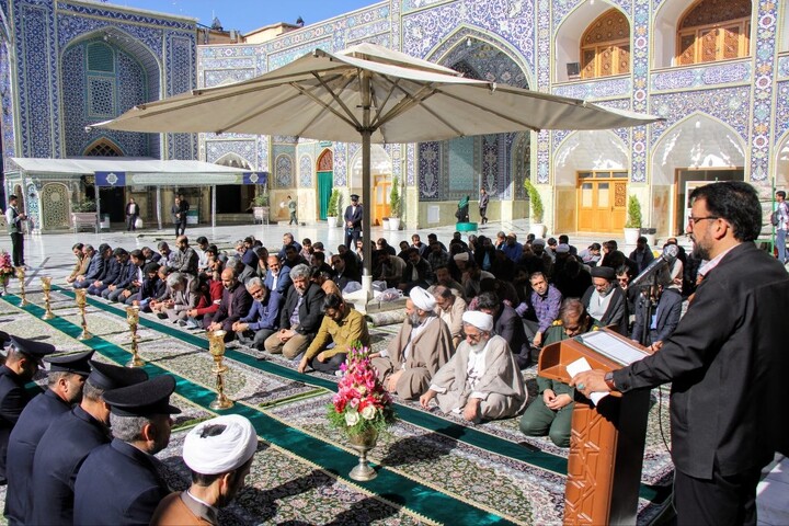 آیین خطبه خوانی حرم مطهر