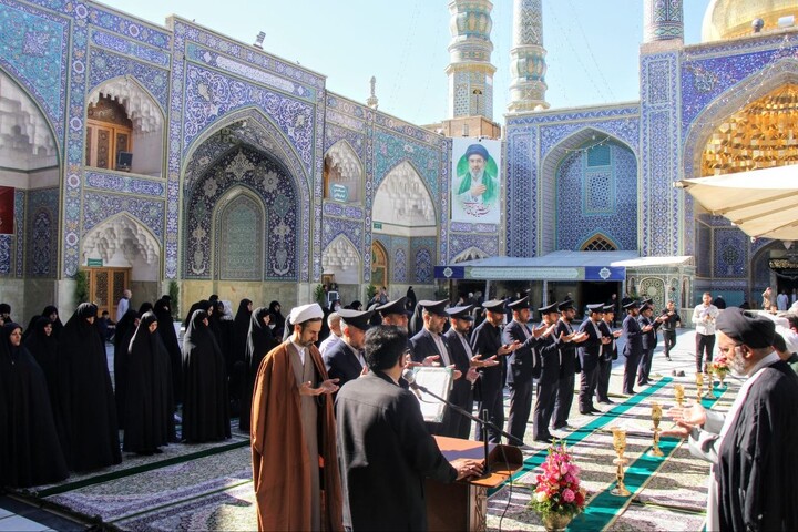 آیین خطبه خوانی حرم مطهر
