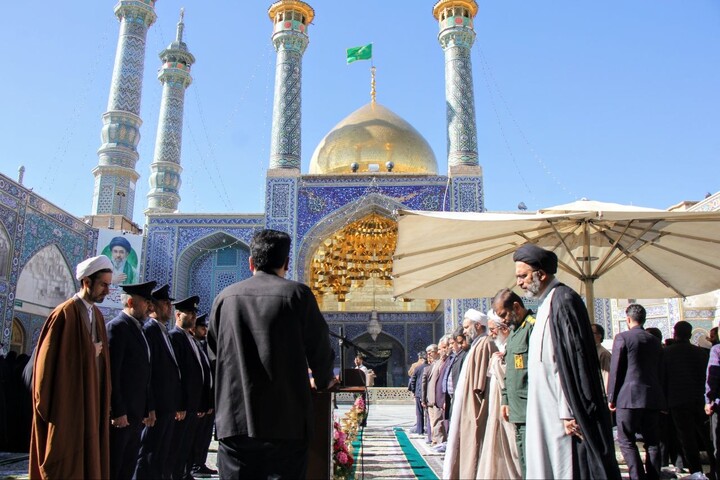 آیین خطبه خوانی حرم مطهر