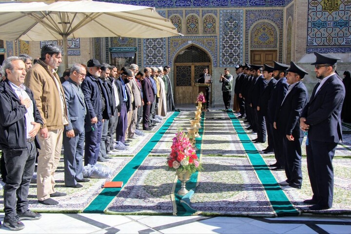 آیین خطبه خوانی حرم مطهر