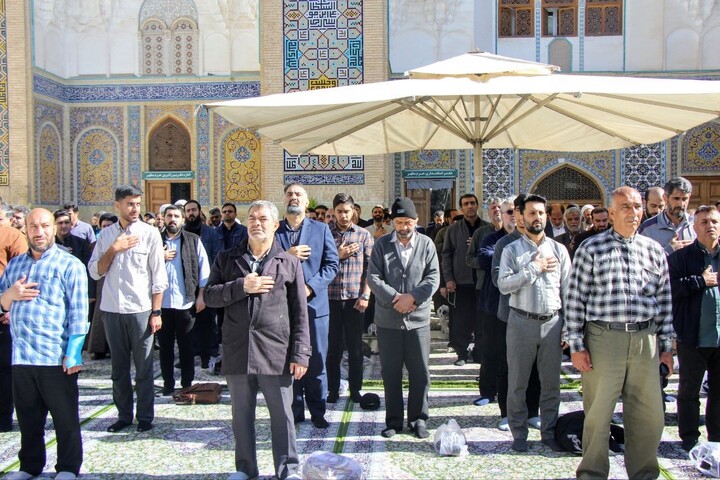 آیین خطبه خوانی حرم مطهر