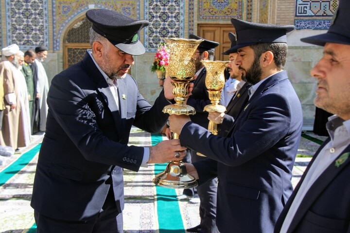 آیین خطبه خوانی حرم مطهر