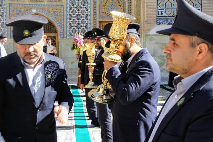 آیین خطبه خوانی حرم مطهر