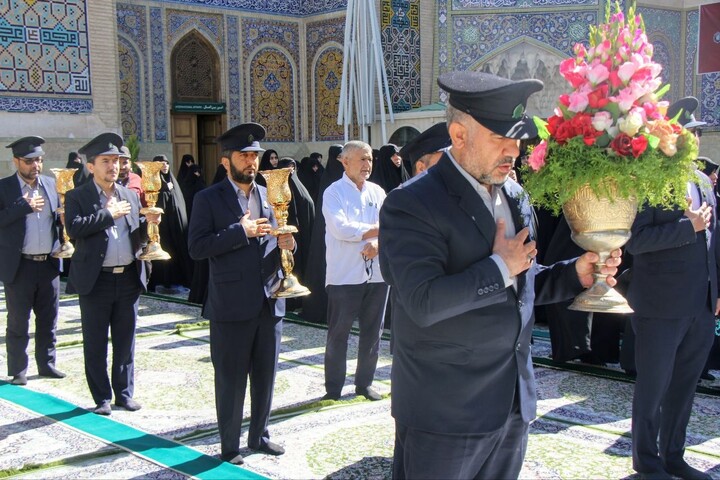 آیین خطبه خوانی حرم مطهر