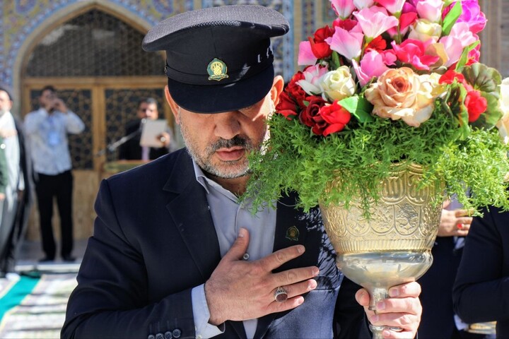 آیین خطبه خوانی حرم مطهر