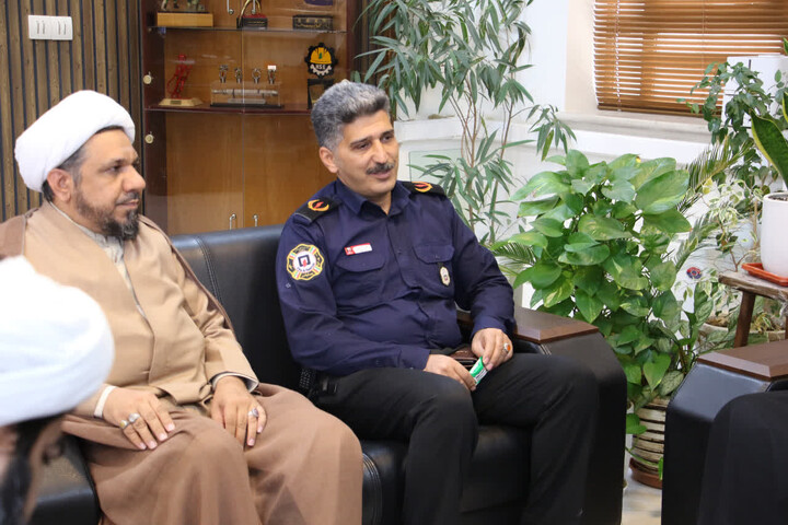 تجلیل مسئولان حوزوی از کارکنان سازمان آتش نشانی شهرداری اصفهان