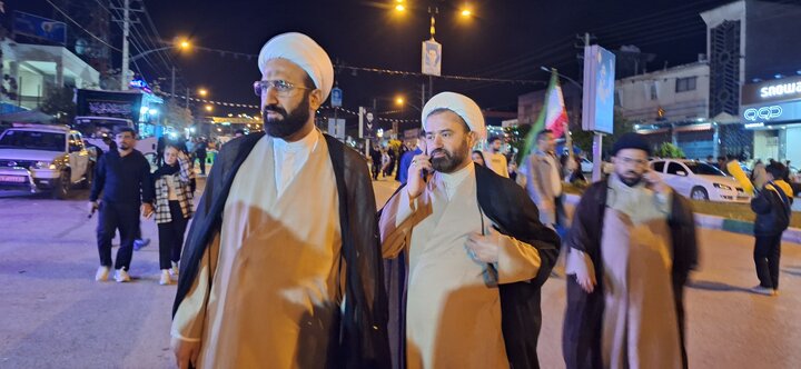 تصاویر | بازدید شامگاهی معاون حوزه‌های علمیه از فعالیت مواکب طلاب برادران و خواهران