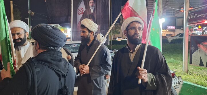 تصاویر | بازدید شامگاهی معاون حوزه‌های علمیه از فعالیت مواکب طلاب برادران و خواهران