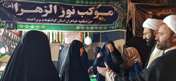 تصاویر | بازدید شامگاهی معاون حوزه‌های علمیه از فعالیت مواکب طلاب برادران و خواهران