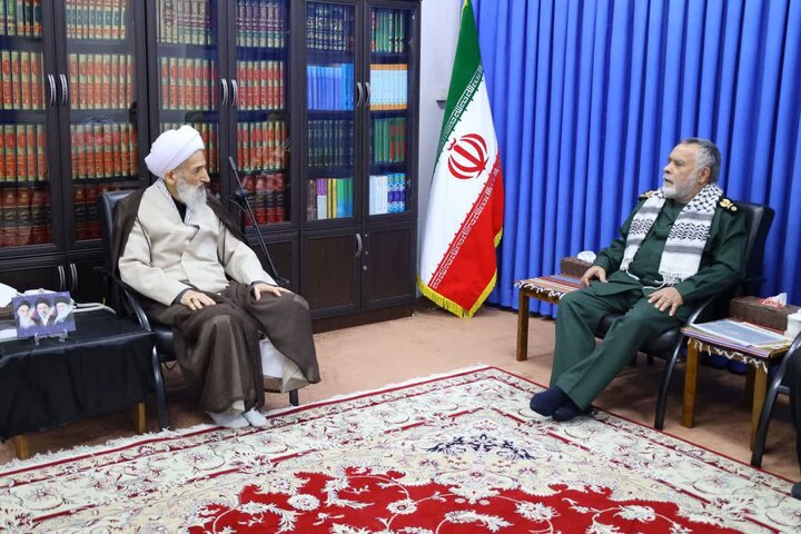 تصاویر/ دیدار نماینده ولی فقیه در استان با سردار مرتضی قربانی