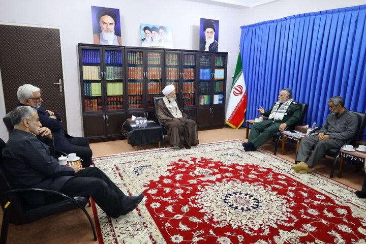تصاویر/ دیدار نماینده ولی فقیه در استان با سردار مرتضی قربانی