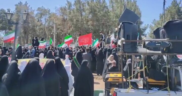تصاویر/اجتماع دختران جانفدای ایران در ساوه