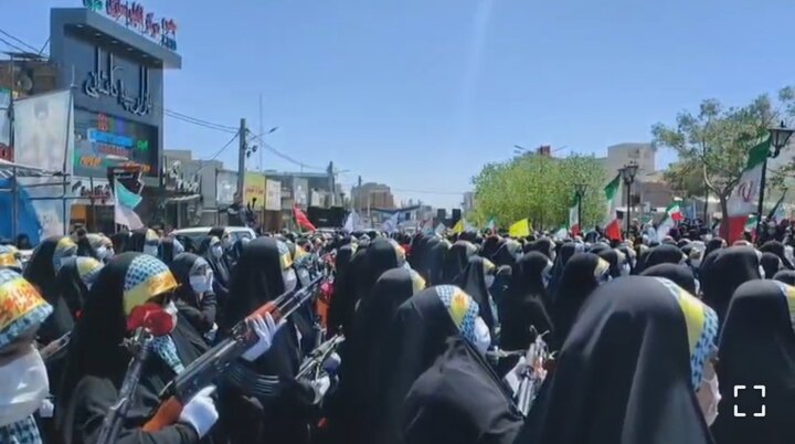 تصاویر/اجتماع دختران جانفدای ایران در ساوه
