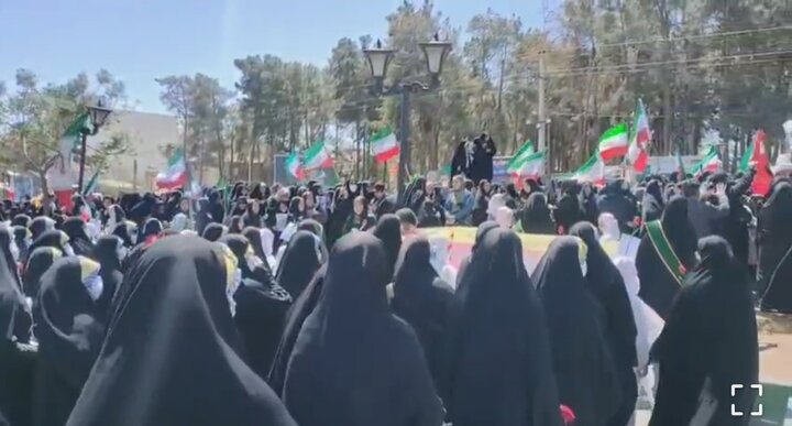 تصاویر/اجتماع دختران جانفدای ایران در ساوه