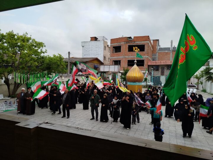 تصاویر/ تجمع سلحشوران آمل در حسینیه ابوالفضل العباس (ع)