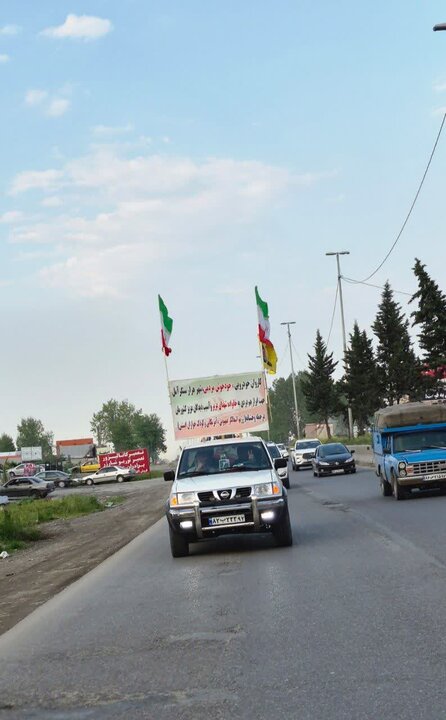 تصاویر/ کاروان خودرویی شهرستان آمل در دوم اردیبهشت