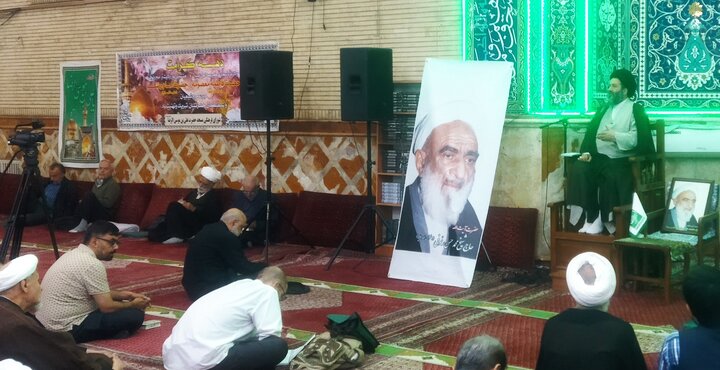 تصاویر/ مراسم گرامیداشت آیت الله محمدحسن رئوفی، استاد اخلاق حوزه علمیه تهران
