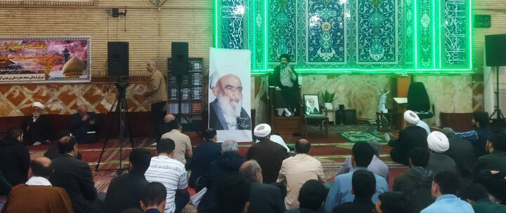 تصاویر/ مراسم گرامیداشت آیت الله محمدحسن رئوفی، استاد اخلاق حوزه علمیه تهران