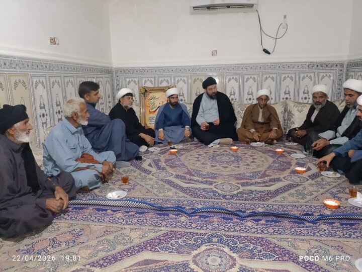 تصاویر/ تفقد از خانواده شهید روحانی حجت‌الاسلام حسین عبداللهی در دلگان
