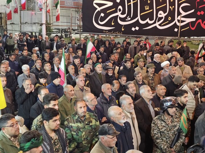 تصاویر/ تجمع مردمی بخش سریش‌آباد در حمایت از انقلاب و رهبری