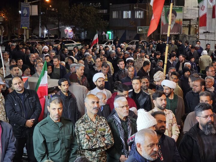 تصاویر/ تجمع مردمی بخش سریش‌آباد در حمایت از انقلاب و رهبری