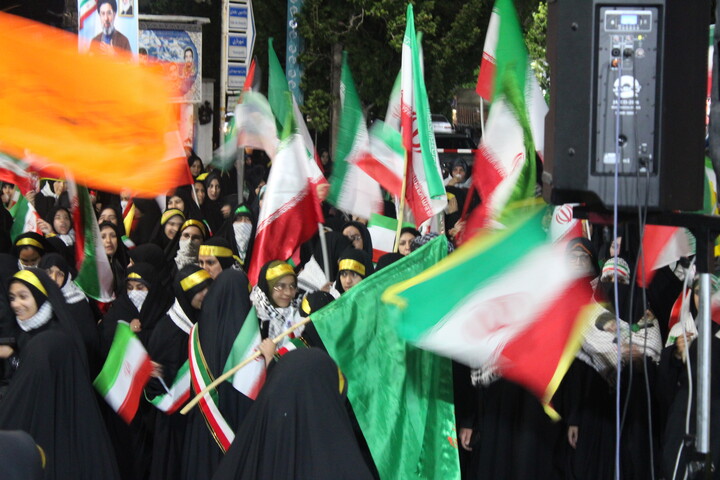 تصاویر/ اجتماع دختران جانفدا و ولایتمدار بخش ماهان