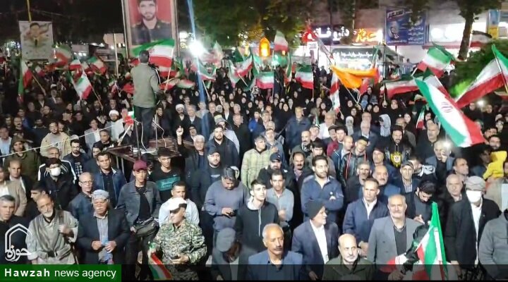 فیلم| حماسه خیابان انقلاب خرم آباد در پنجاه و دومین شب