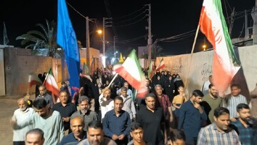 تصاویر/ تجمع مردم روستای آبطویل در حمایت از نظام