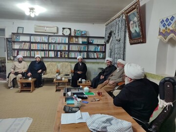 تصاویر/ دیدار مدیر حوزه علمیه آذربایجان غربی با امام جمعه میاندوآب
