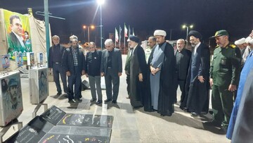 تصاویر/ سفر نماینده ولی فقیه در کاشان به دارالشهدای آران و بیدگل