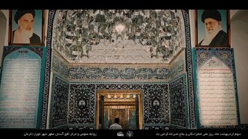 کلیپ| لحظاتی از حرم امامزادگان ابناء امام‌ موسی بن جعفر(ع) شهر جوپار